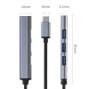 USB hub QOLTEC 53792, USB-C 3.1 na 4 porty (USB 3.0 x1, USB 2.0 x3)