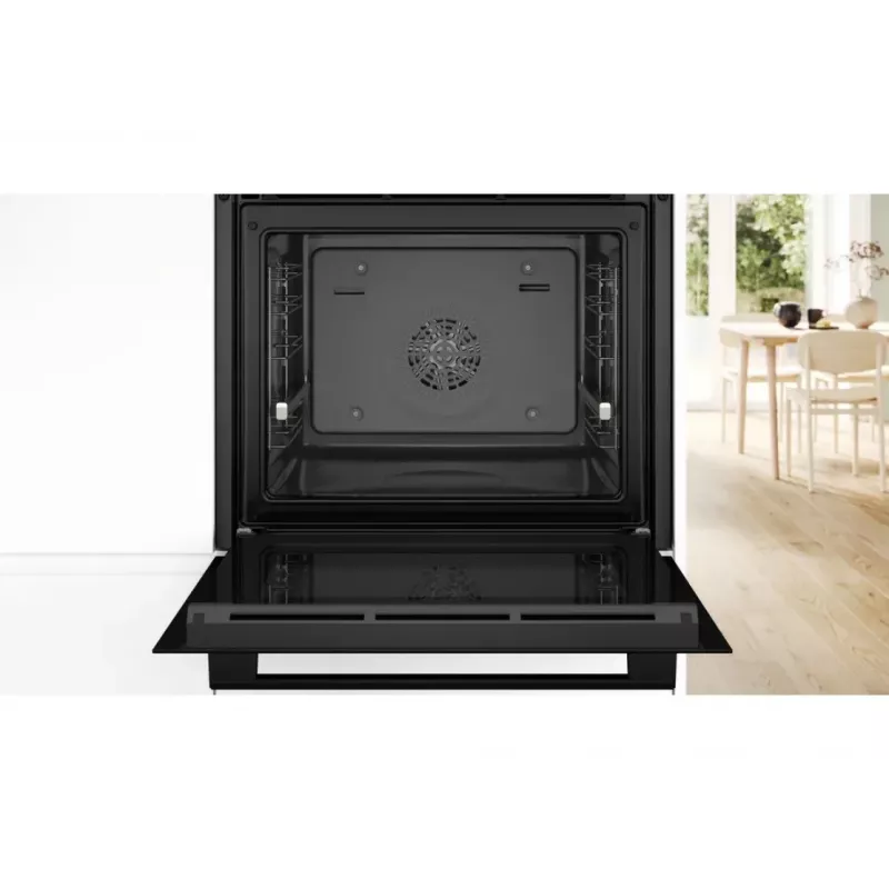 Vstavaná elektrická rúra Bosch HBG537FB4 s objemom 71 L, 4D horúci vzduch, EcoClean, gril, teplomer
