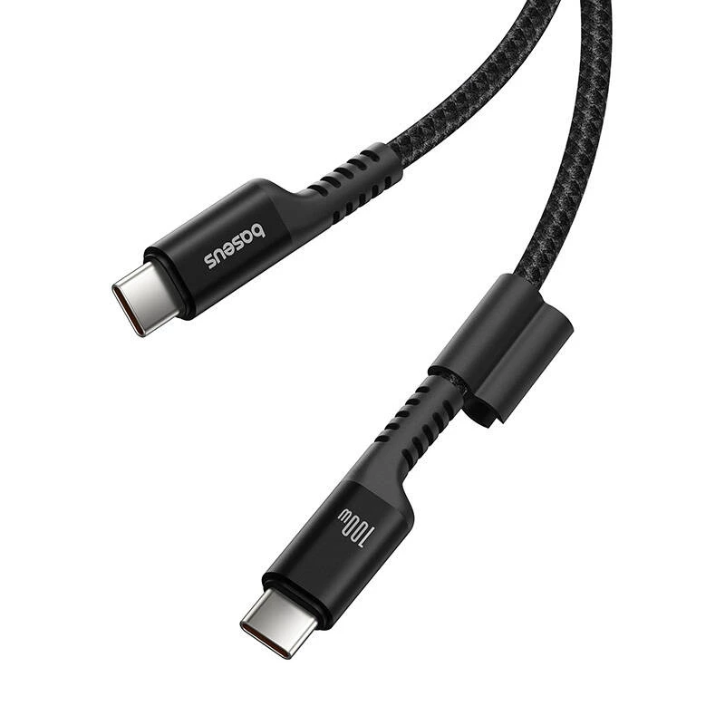 Baseus Fish-Eye USB-C na USB-C rýchlonabíjací kábel 1 m 100 W čierny
