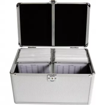 Box puzdro MediaRange BOX75 na 200 diskov strieborné