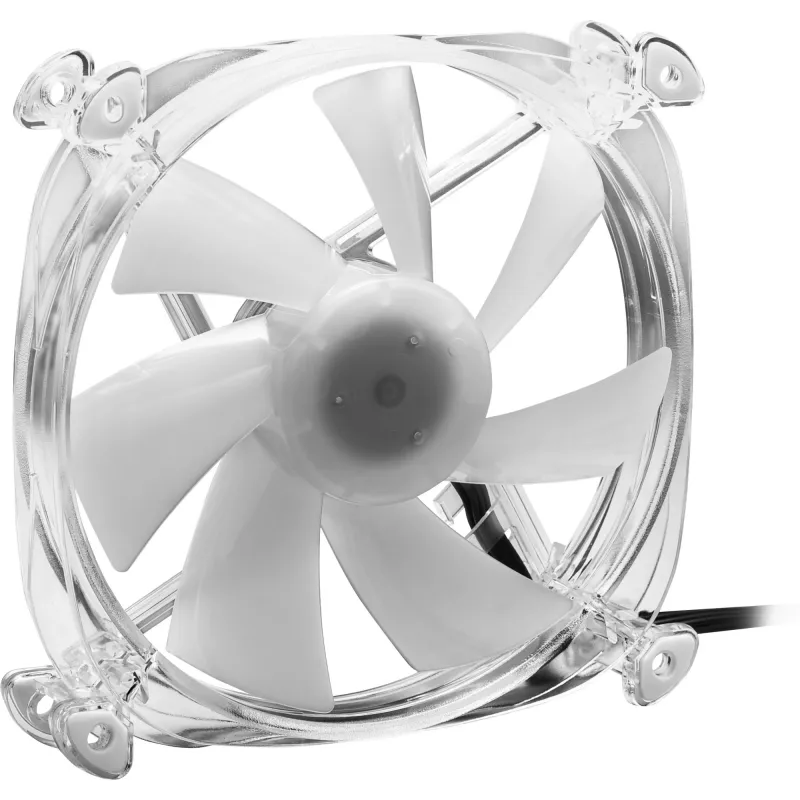 SHARKOON SHARK Disc ARGB 120mm skriňový ventilátor - biela