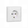 Zásuvka Schuko Gira 444003 Standard 55 R — ochranný kontakt plná doska