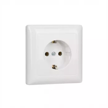 Zásuvka Schuko Gira 444003 Standard 55 R — ochranný kontakt plná doska