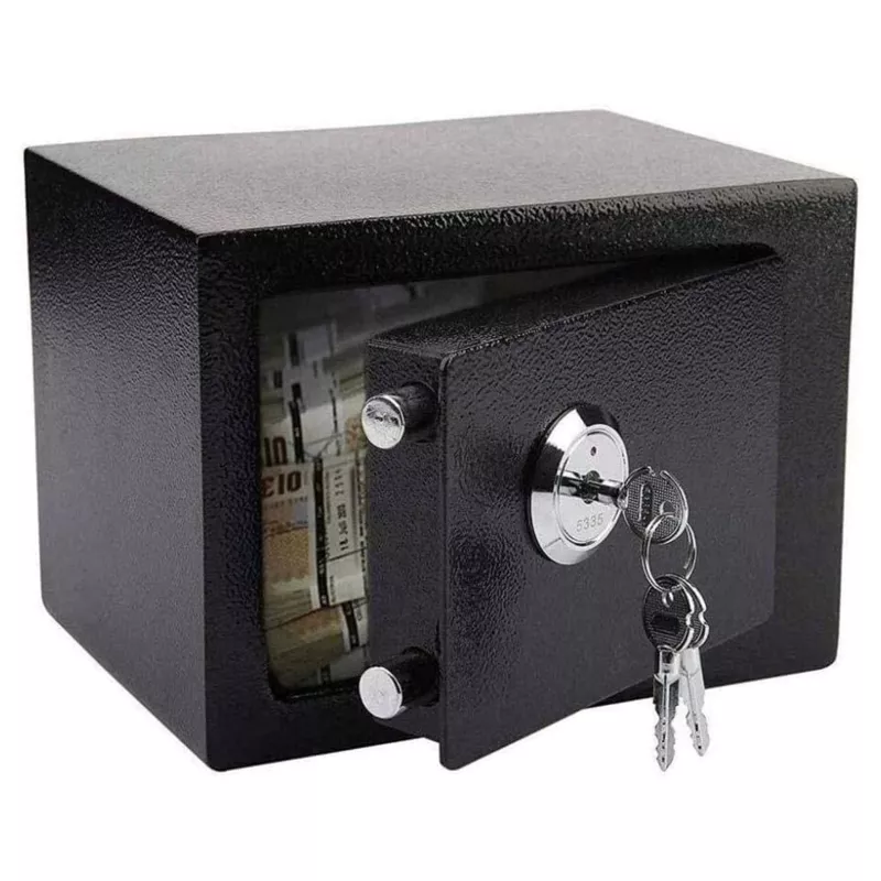 Extralink Home | Home Safe | kancelársky, kľúčový trezor, bezpečnostný trezor, čierny, S-404