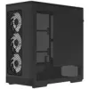 Počítačová skriňa AEROCOOL D520A Midi-Tower ATX Tempered Glass RGB — čierna