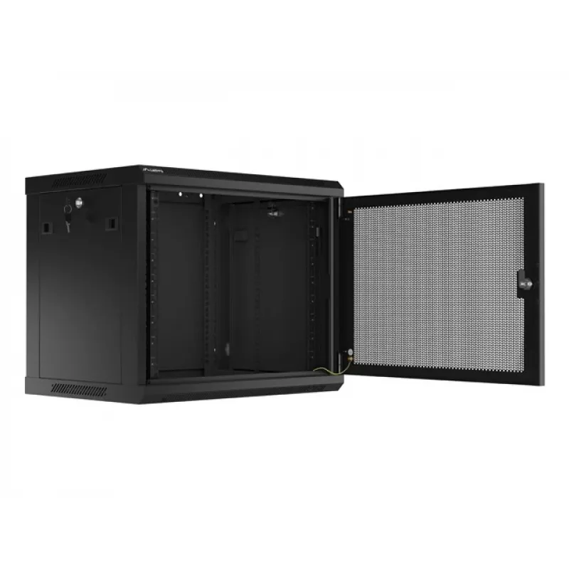 Nástenný rack LANBERG WF01-6409-23B 9U, 60 kg, IP20, 600×450×512 mm, čierny