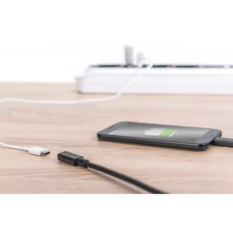 USB Type-C predlžovací kábel Digitus AK-300210-007-S 0,7 m