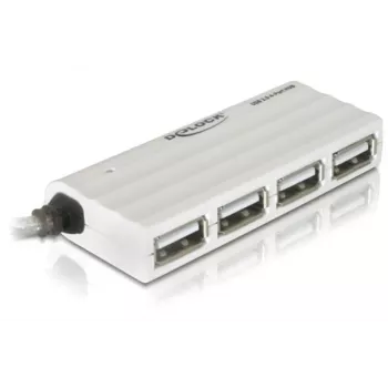 USB hub DeLOCK 87445 4-port externý 480 Mbit/s biely