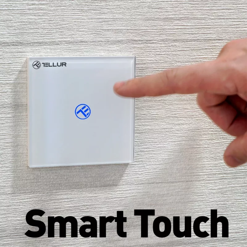 Smart WiFi vypínač Tellur SS1N — 1 port, 1800W, 10A