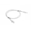Sieťový kábel LANBERG PCU5-10CC-0100-S RJ-45 Cat5e U/UTP, 1 m, sivý