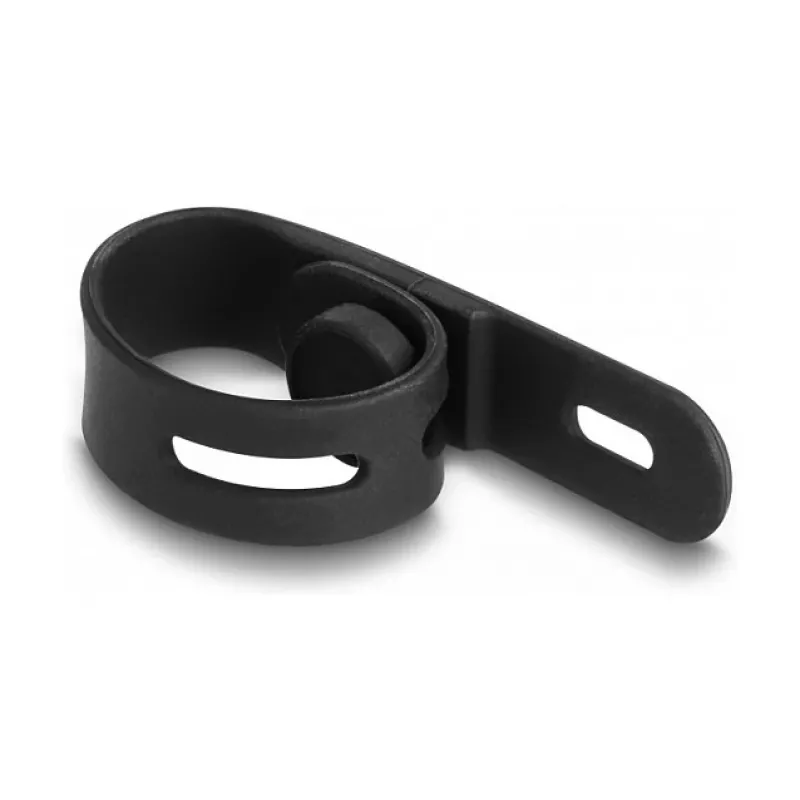 Opakovane použiteľná káblová páskа DeLOCK Soft Tie 10 ks čierna biela