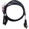 SAS kábel ADAPTEC Microchip Technology 2305500-R SlimSAS ×8 na 2×2SFF-8639 U.2, 0,8 m, čierny