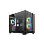 PC skriňa Cooler Master Elite 481 Wood — Dual-Chamber mATX s prírodným dizajnom dreva a dvoma tempered-glass panelmi