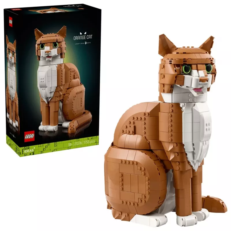 LEGO IDEAS 21376 Oranžová mačka