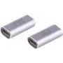 USB-C gender changer ShiverPeaks BS14-05038 USB-C na USB-C sivý