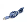 Sbox USB-1031BL USB->Micro USB 1M modrý