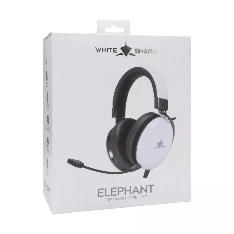 Slúchadlá White Shark GH-2540 Elephant biele