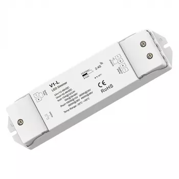 V1-L ovládač konštantného napätia 12-48V, 1x15A, Push-Dimm