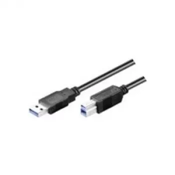 Wentronic Goobay USB 3.0 SuperSpeed kábel, čierny, 3 m - USB 3.0 konektor samec (Type-A) > USB 3.0 konektor samec (Type-B) (93654)