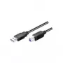 Wentronic Goobay USB 3.0 SuperSpeed kábel, čierny, 3 m - USB 3.0 konektor samec (Type-A) > USB 3.0 konektor samec (Type-B) (93654)