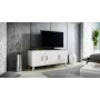 Cama sideboard LOTTA 150 3D biela + sonoma oak