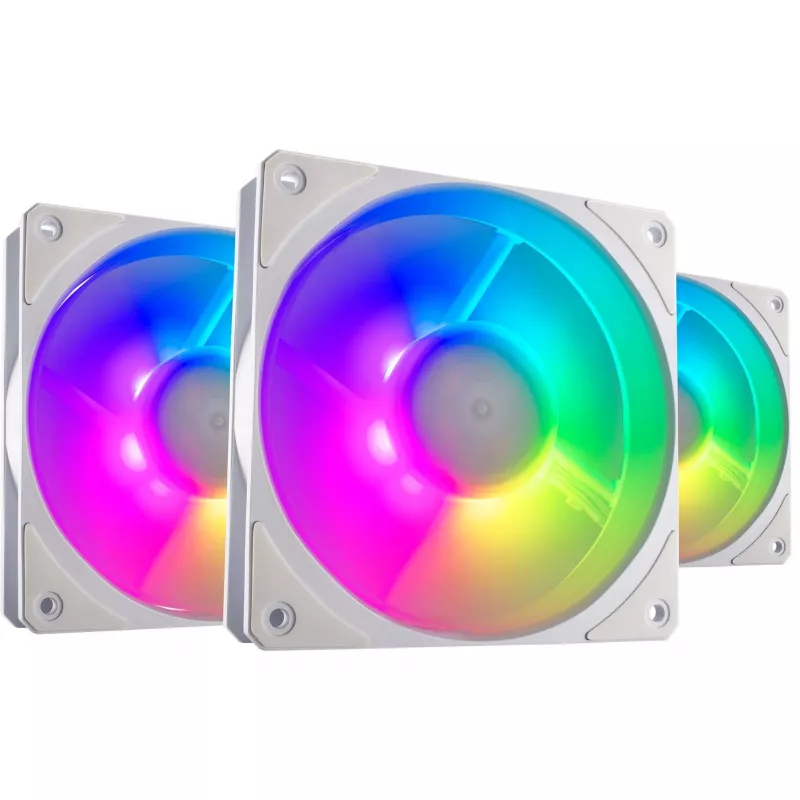 COOLER MASTER Mobius 120P ARGB 120mm biela 3-bal