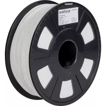 Renkforce RF-4511190 3D tlačový materiál kyselina polymliečna (PLA) biela 1 kg (RF-4511190)