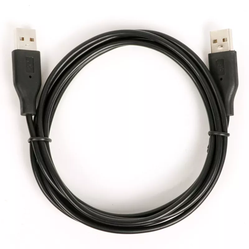 Kábel USB AM-AM 1.8 čierny