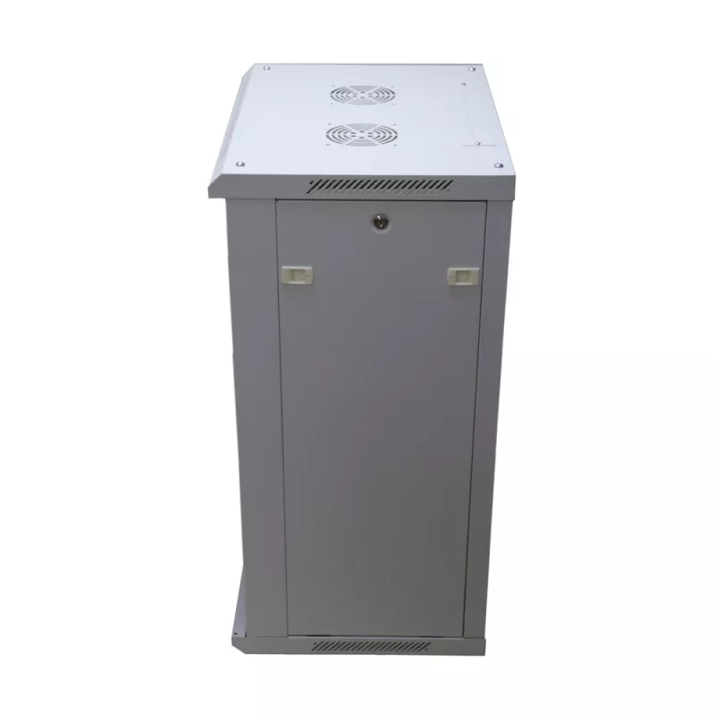 Nástenný rack Extralink 18U 600x450 sivá