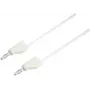 VOLTCRAFT meracia šnúra [konektor samec 4 mm - konektor samec 4 mm] 0,75 m biela MSB-300 (MSB-300-0.75-WS)
