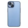 Ochranné puzdro a sada pancierového skla Baseus pre iPhone 14 Plus – glitter priehľadná modrá
