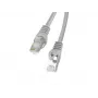 Sieťový kábel LANBERG Cat6 RJ-45 na RJ-45 2 m F/UTP, CCA vodič, sivý