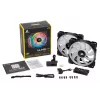 CORSAIR LL140 RGB 140mm ARGB skriňový ventilátor balenie 2 ks
