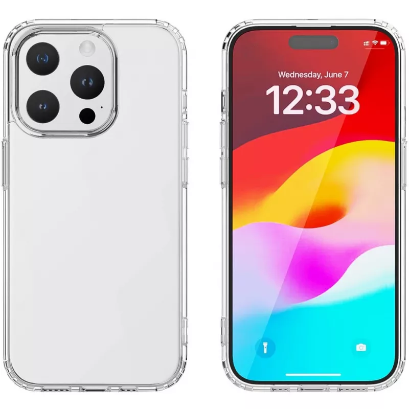 Puzdro 4smarts 540603 pre iPhone 15 transparentné 15,5 cm