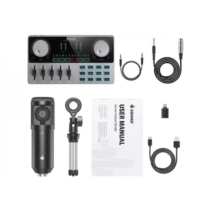 Donner Podcast Starter Kit – set na nahrávanie podcastov