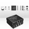 Ethernet mini switch QOLTEC 52293 1x4 RJ45, neřízený sieťový rozbočovač 1-in 4-out