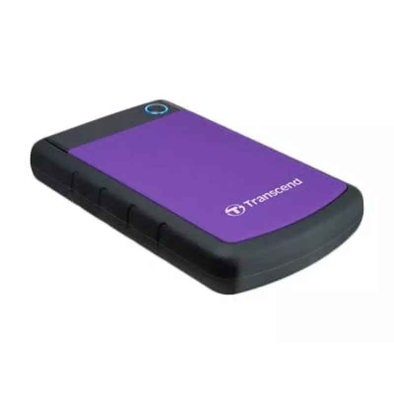Transcend StoreJet 25H3P - pevný disk - 4TB - externý (prenosný) - 2.5 (6,4 cm) - USB3.0 - 256-bit-AES - fialový (TS4TSJ25H3P)