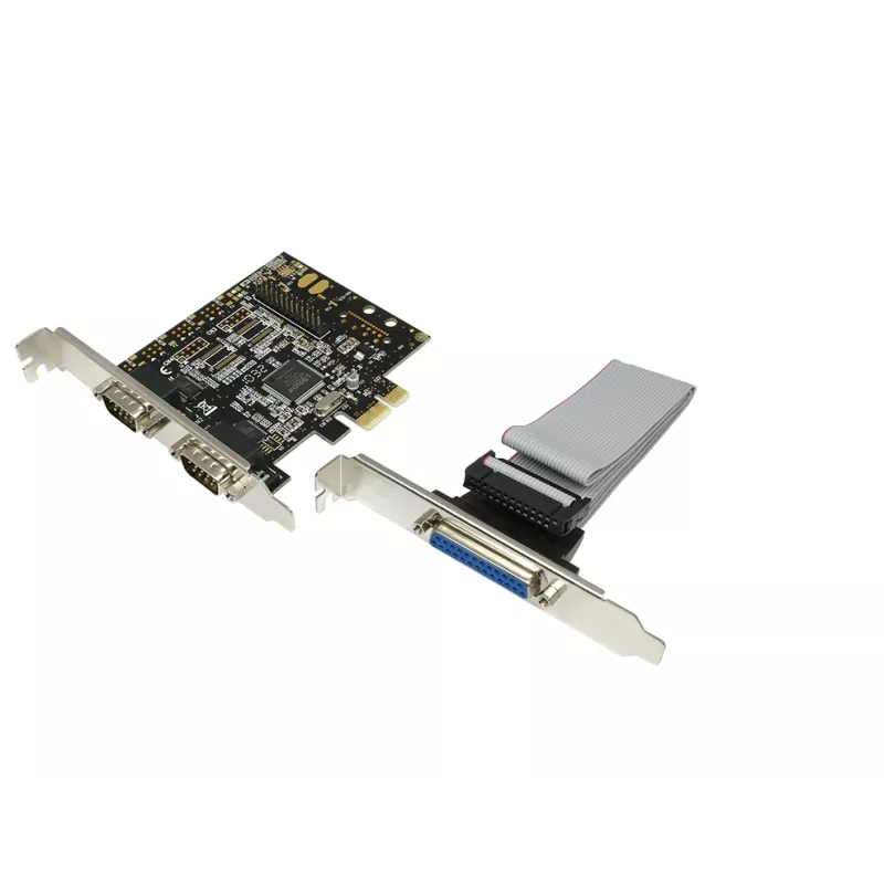 Interná PCIe rozširujúca karta LOGILINK PC0033 so sériovými a paralelnými výstupmi, NetMOS čipset