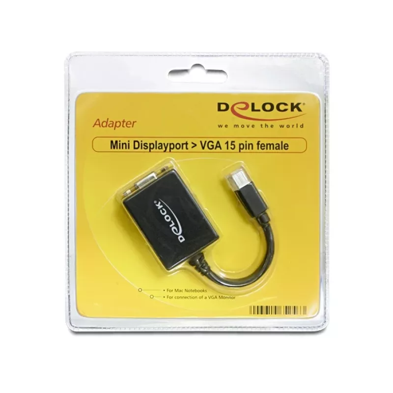 Video kábel adaptér DeLOCK 65256 Mini DisplayPort na VGA