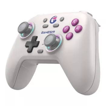 GameSir T4n bezdrôtový ovládač biely — Bluetooth, ergonomický dizajn