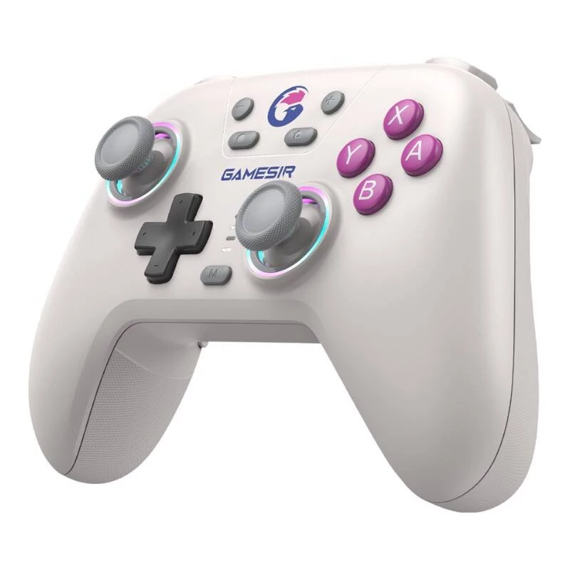 GameSir T4n bezdrôtový ovládač biely — Bluetooth, ergonomický dizajn