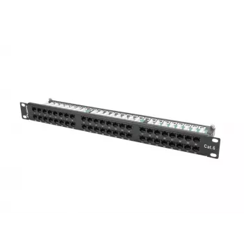 Lanberg PPU6-1048-B - Patchpanel - 1U - 19 palcov