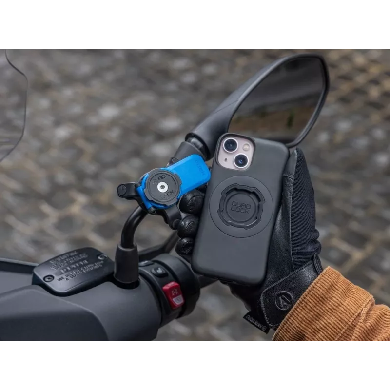 Quad Lock držiak na zrkadlo pasívny držiak mobilného telefónu/smartfónu čierny, modrý