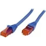 ROLINE - patch kábel - RJ-45 (M) na RJ-45 (M) - 2 m - UTP - CAT 6 - bezhalogénový, tvarovaný, krútený - modrý (21.15.2542)
