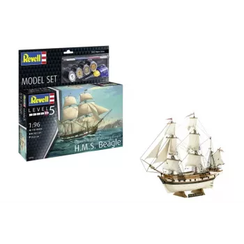 Plastový modelársky set REVELL Revell H.M.S. Beagle — mierka neuvedená, montážna modelová loď