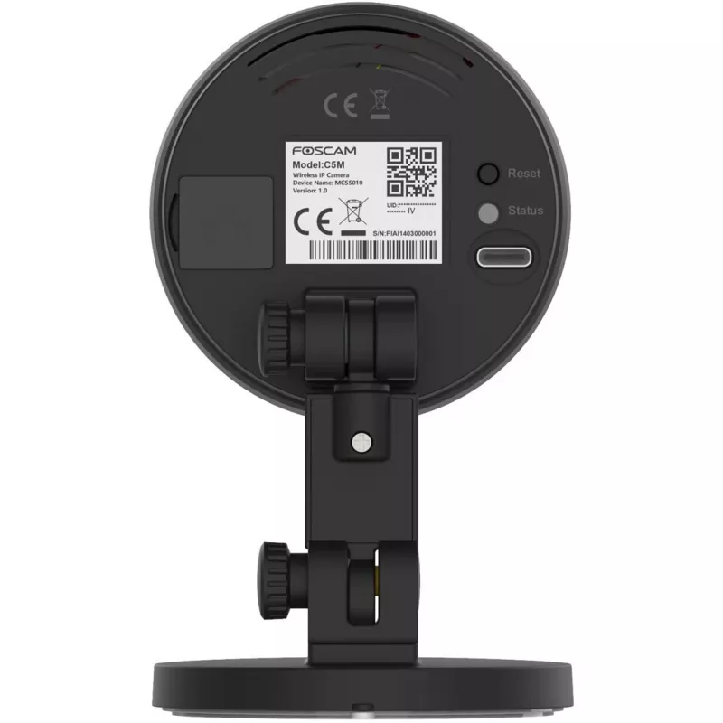 Foscam C5M bezpečnostná kamera do interiéru Wi-Fi/LAN, 5 MP (3072x1728), čierna
