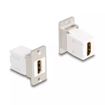 DeLOCK Keystone modul 67166 HDMI plochý strieborná biela