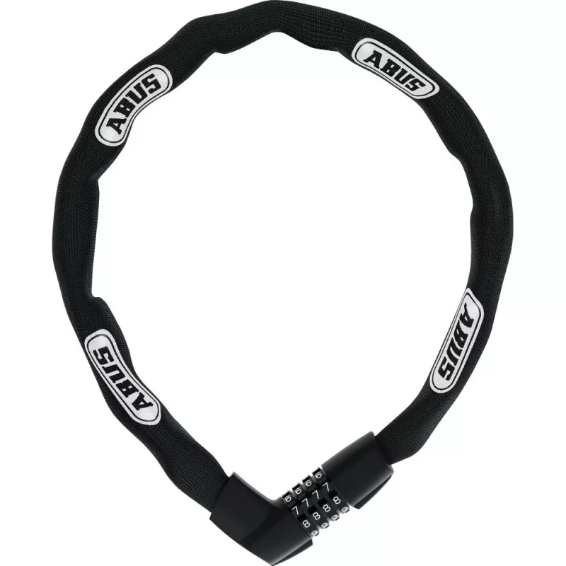 Reťazová zámka ABUS 48566 čierna biela 850 mm kalená oceľ