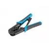 Krimpovacie kliešte LANBERG NT-0201 pre RJ-45 konektory, 180 mm, 315 g, čierne/modré
