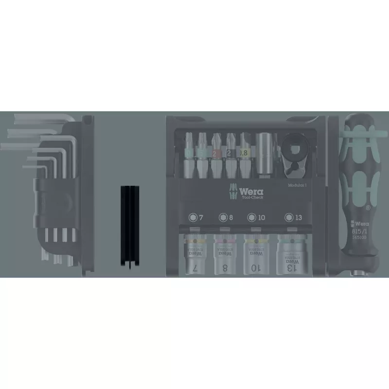 Wera Tool-Check Modular Adapter 9549 pevný adaptér, čierny